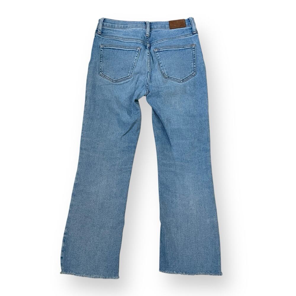 J Crew Denim Women’s 26 Billie 10” Demi Boot Crop Jeans Mid Rise Button Fly - Picture 11 of 14